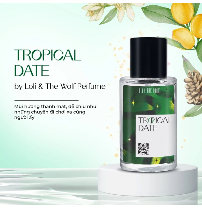 Nước Hoa Tropical Date Eau De Parfum Thơm Lâu Chính Hãng Loli And The Wolf