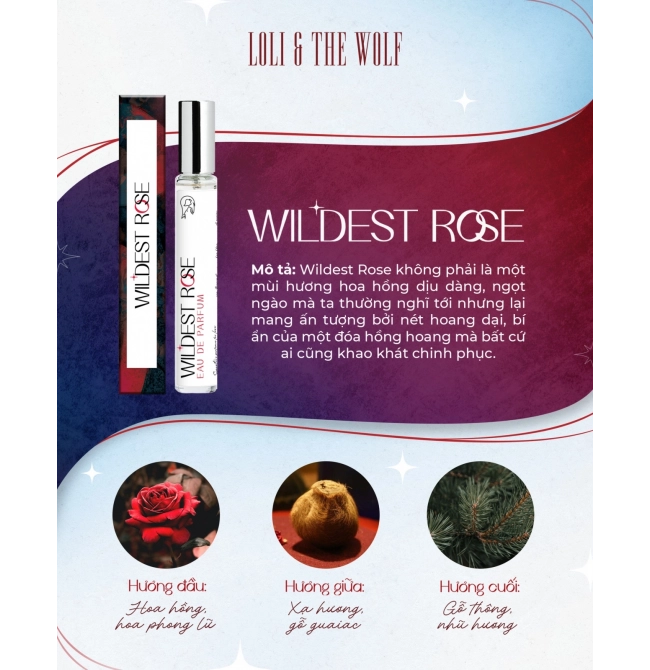 Nước Hoa Wildest Rose Eau De Parfum Chính Hãng Loli And The Wolf